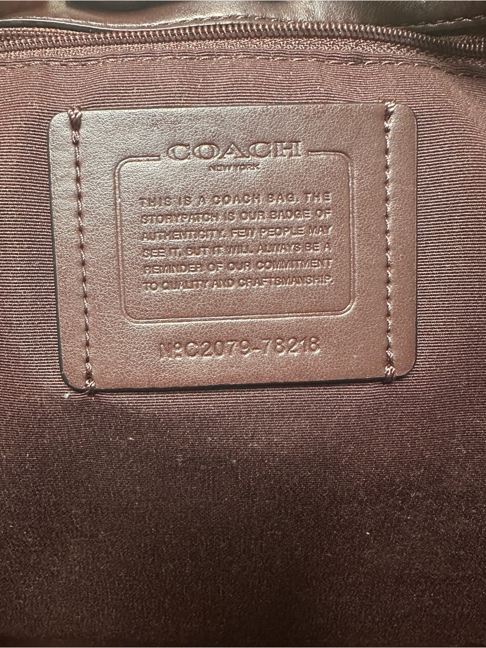 Coach Central Signature Tote - Picture 5 of 5